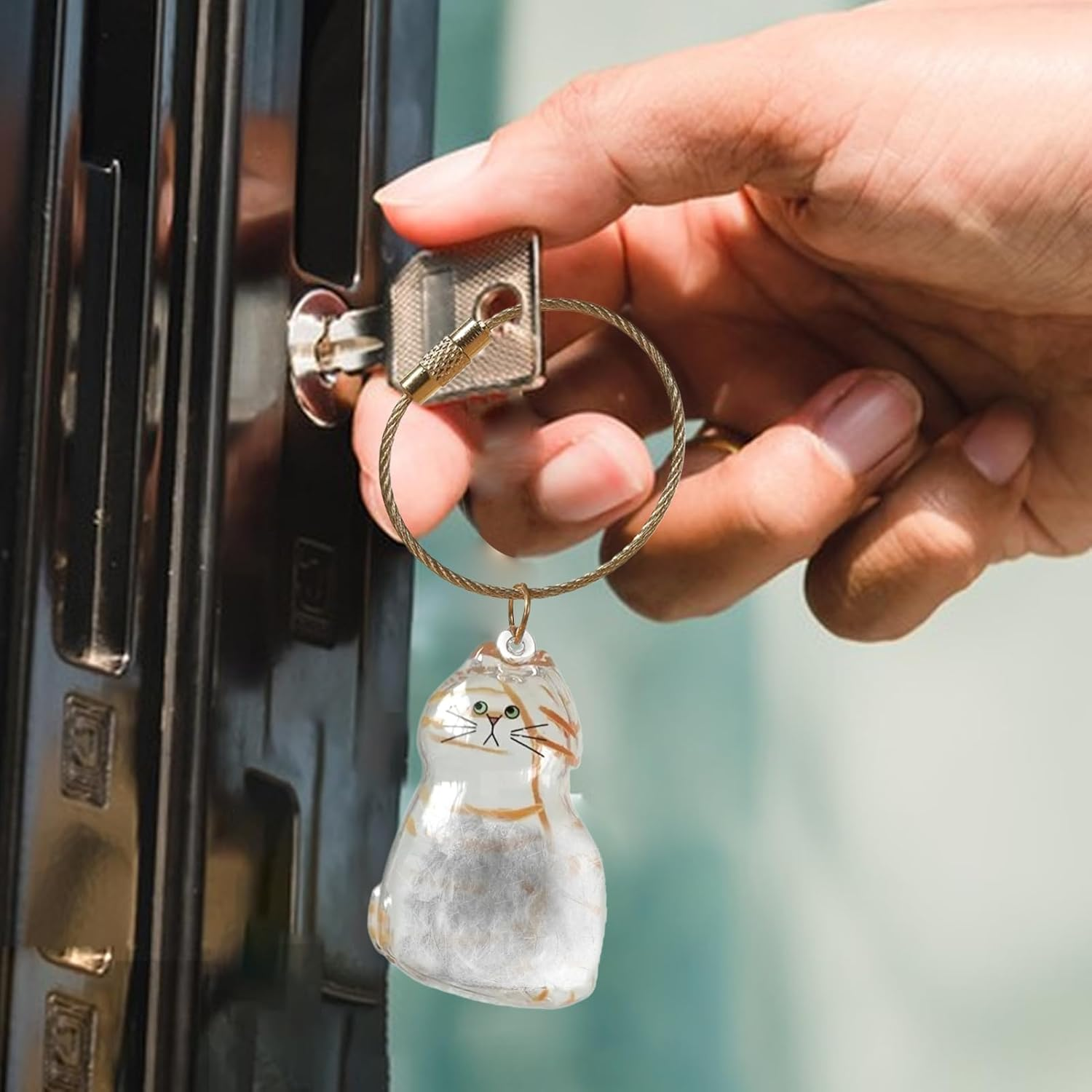 Transparent Cat Hair Storage Box, Cat Hair Storage Bottle, Pet Memorial Keepsake, with Meaningful Sympathy, Clear and Compact Design, 4.5Cm, for Friends & Family