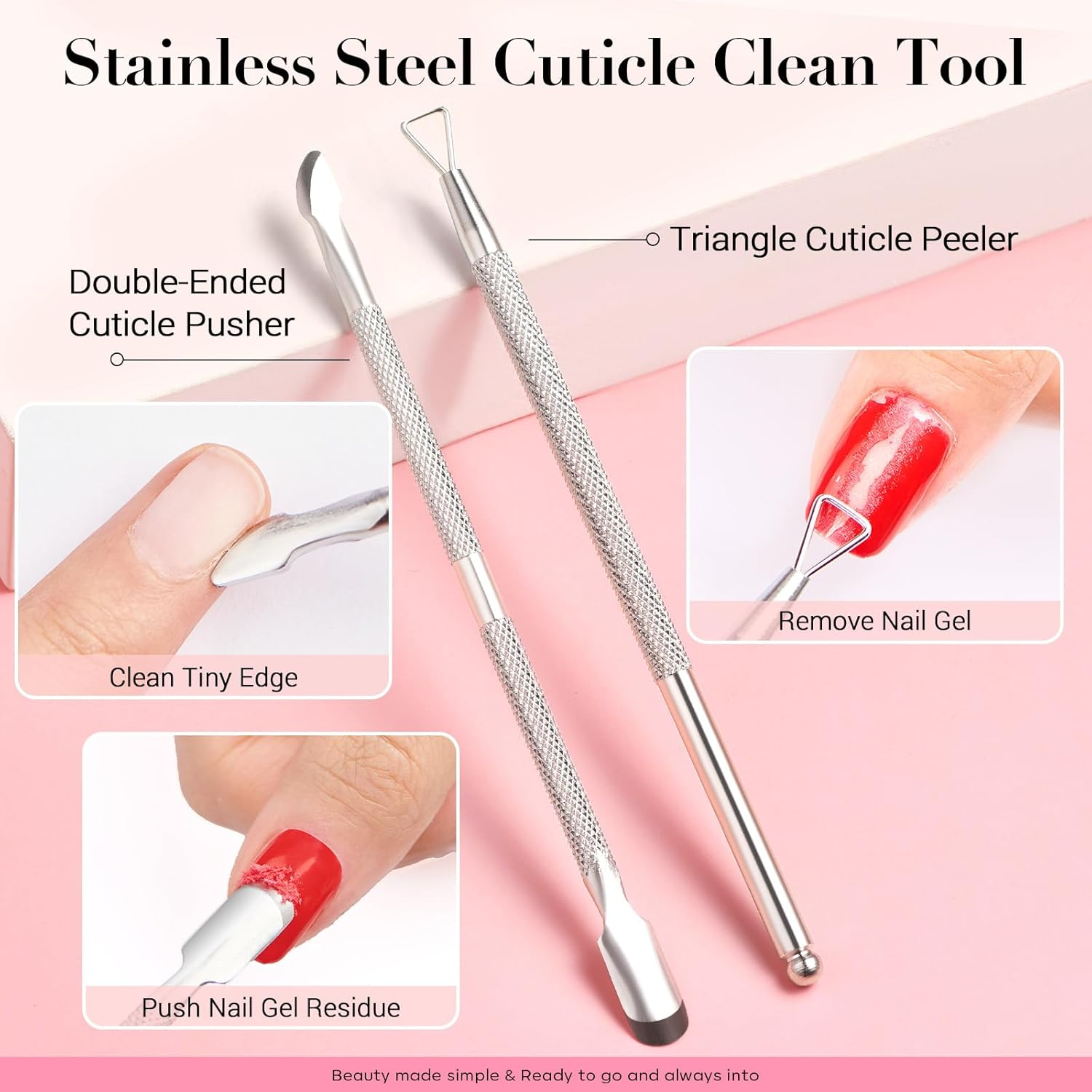 AZUREBEAUTY Nail Soaking Bowl Kit, 10Pcs Tools, Nail Care Kit with Bowl, 15Ml Cuticle Oil, Clipper, Triangle Peeler, Double-Ended Pusher, Brush, 2X File, Buffer image number 6