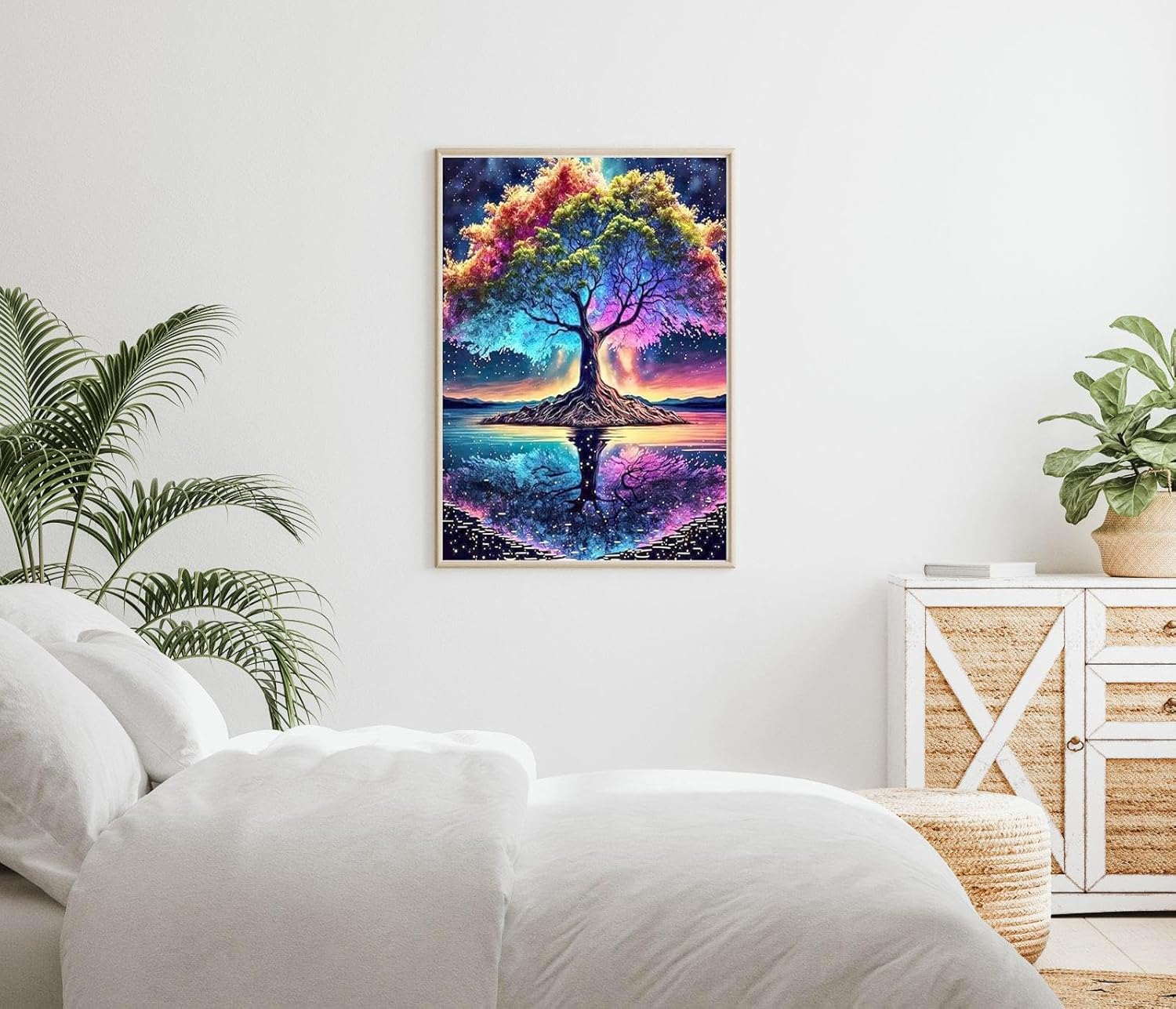 Diamond Painting Kits for Adults, 5D Diamond Art Painting Tree of Life Art for Adult,Diy Full round 5D Diamond Drill Kit,Gem Art Craft Home Decor,Wall Painting Kit 16X12 Inch image number 4
