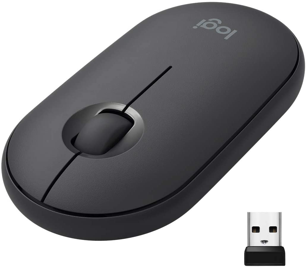 Logitech Pebble M350 Wireless Mouse, Lavender Lemonade