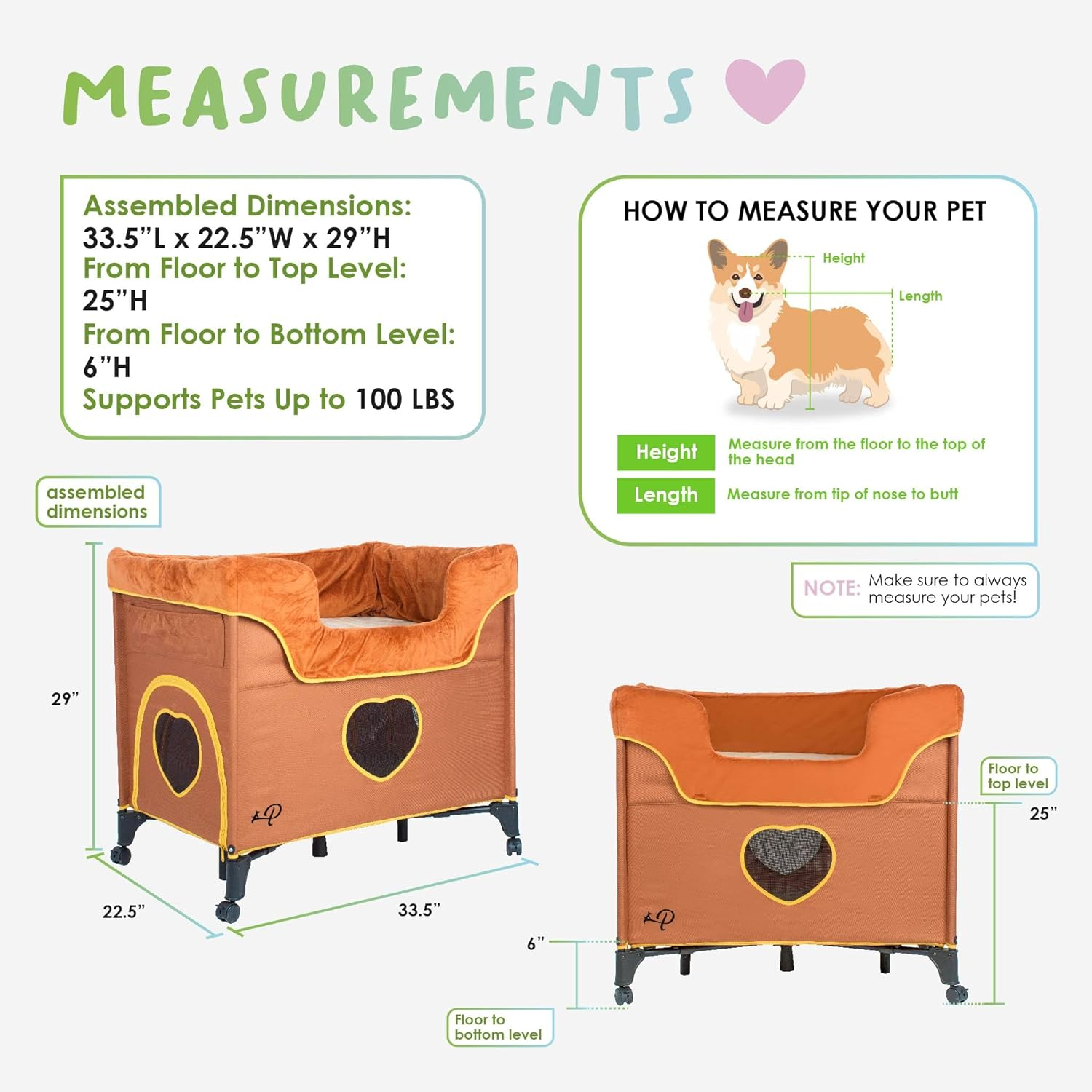 Petique BD01300104 Bedside Lounge-Lion'S Den Pet Bed, Tan, One Size image number 6