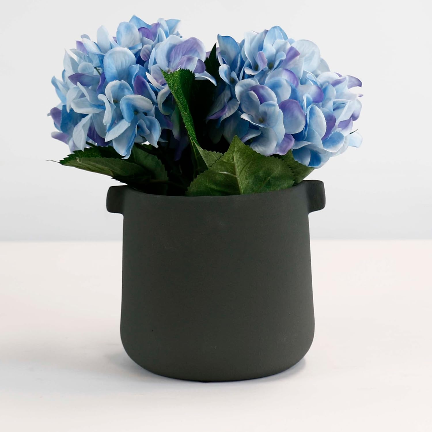 Sill and Sage Textured Handled Pots, Charcoal, Large image number 1