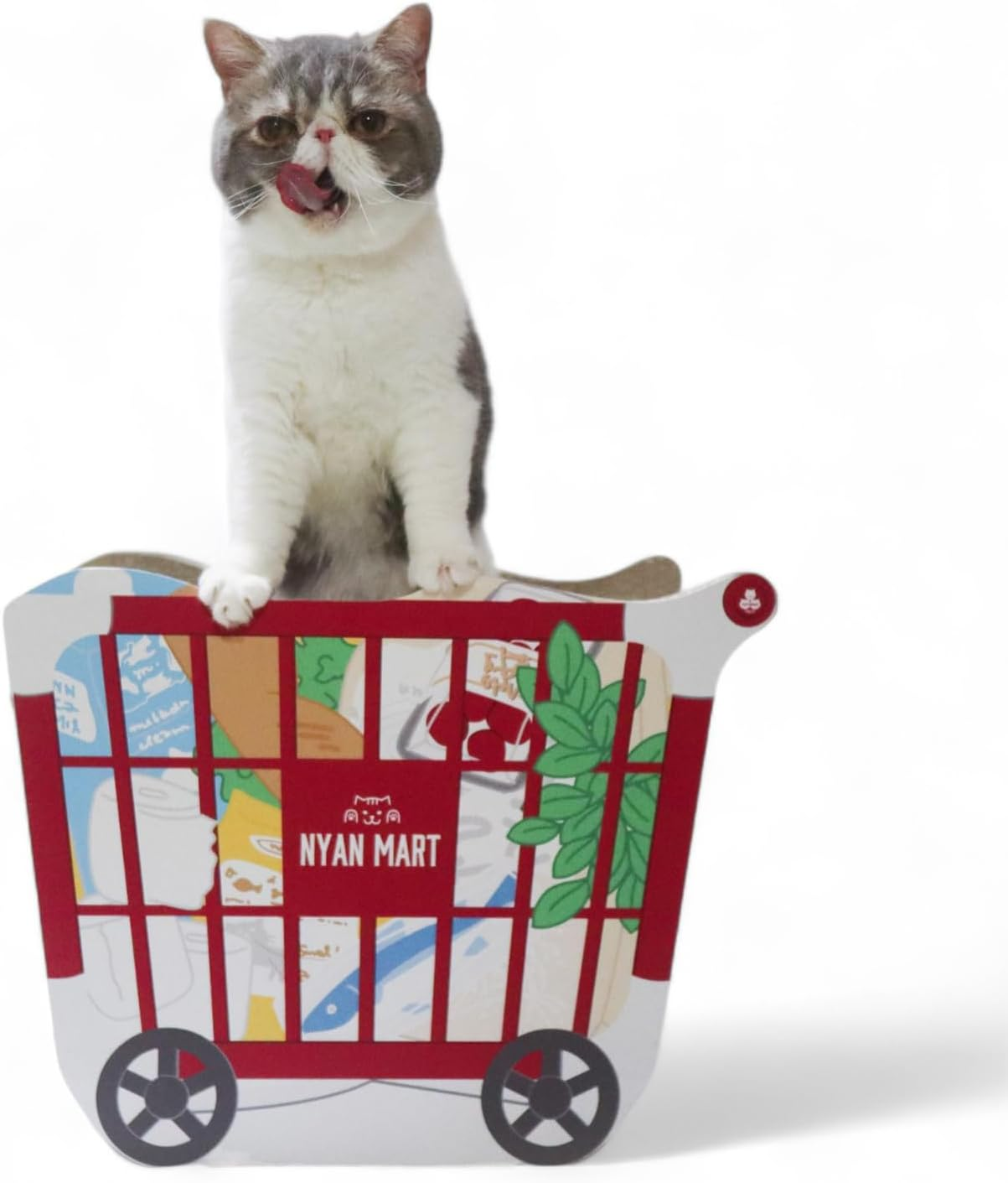 Three Arrows PIPI Shopping Cart with Powder Claw-Sharpener Cat image number 5