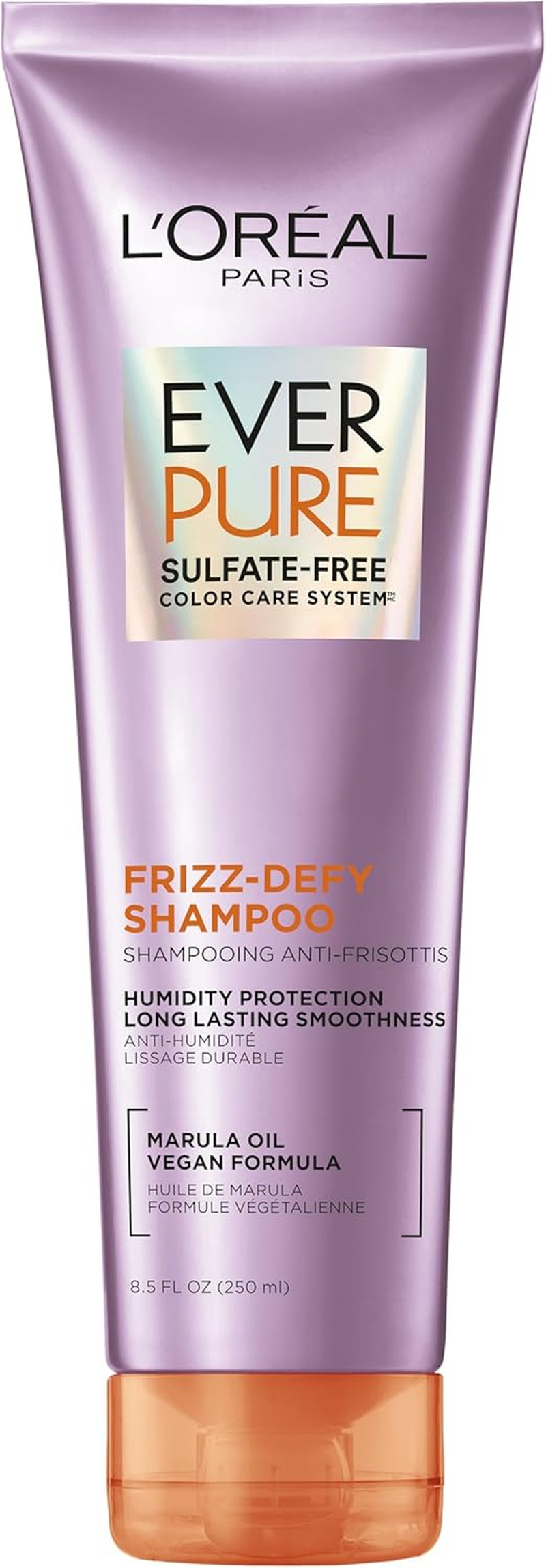 L'Or&eacute;al Paris Everpure Sulfate Free Frizz Defy Shampoo, 8.5 Fl. Oz. image number 1