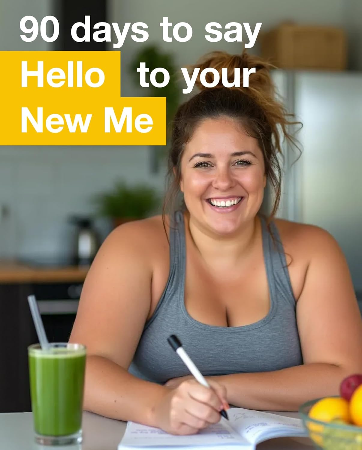 Hello New Me: a Daily Food and Exercise Journal to Help You Become the Best Version of Yourself, (90 Days Meal and Activity Tracker) image number 4