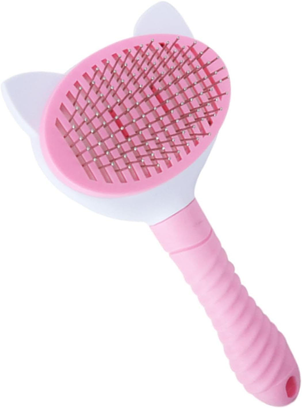 Zibeem Cat Grooming Brush,Cats Grooming Dematting Comb Pet Massage Self-Cleaning Slicker Brushes - Pet Grooming Brush for Cats and Dogs, Cat Brushes for Shedding Remove Undercoat image number 5