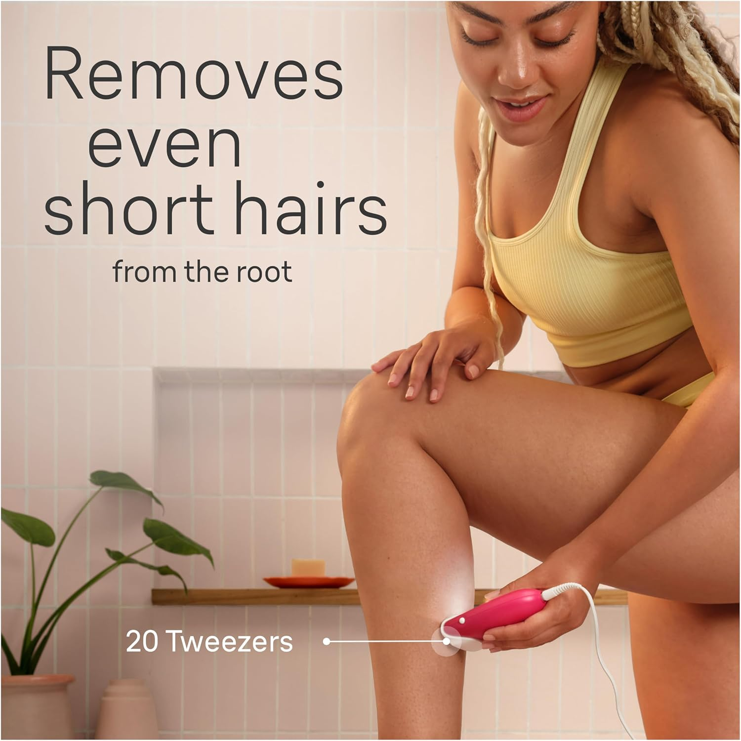 Braun 3-202 Silk-&Eacute;pil 3 Epilator Include Bikini Trimmer, Raspberry image number 5