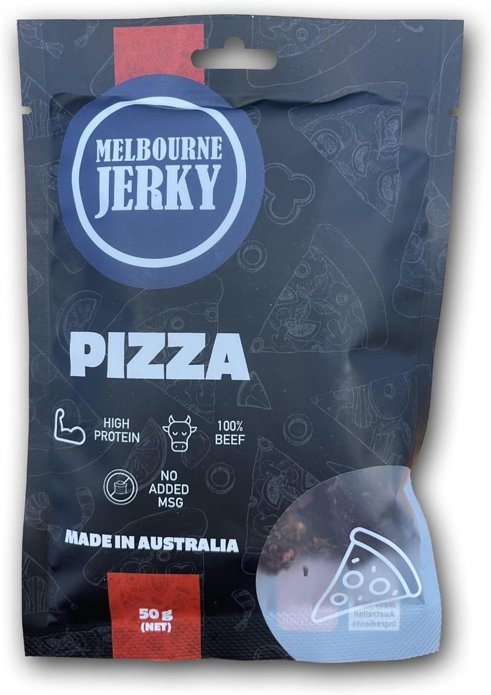 Melbourne Jerky, Premium Beef Jerky, MSA Grade, High-Protein Snack, Wholesome, Tender, Juicy, Flavourful, Australian Made, Ready-To-Eat, Healthy Snack Alternative, Jalapeno Flavour, 50G image number 6