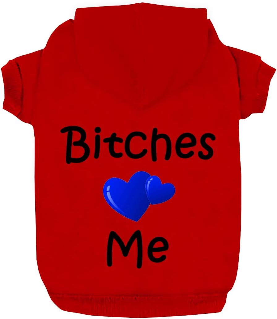 Dog Hoodie Dog Hoodies for Small Dog Clothes Apparel Love Me Fleece Sweater Winter Sweatshirt Warm Cotton Grooming Hoodie for Small Dog Medium Large Dog Cat Black M