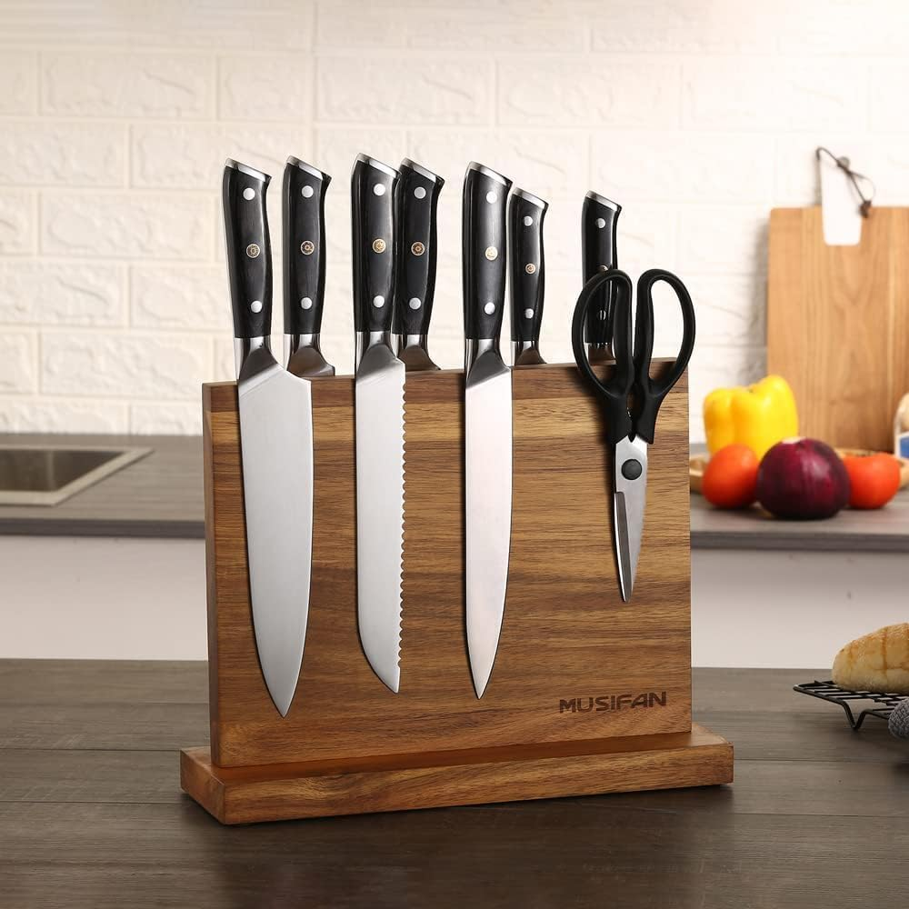 Magnetic Knife Block - Magnetic Knife Holder - Magnetic Knife Stand- Cutlery Display Stand and Storage Rack image number 4