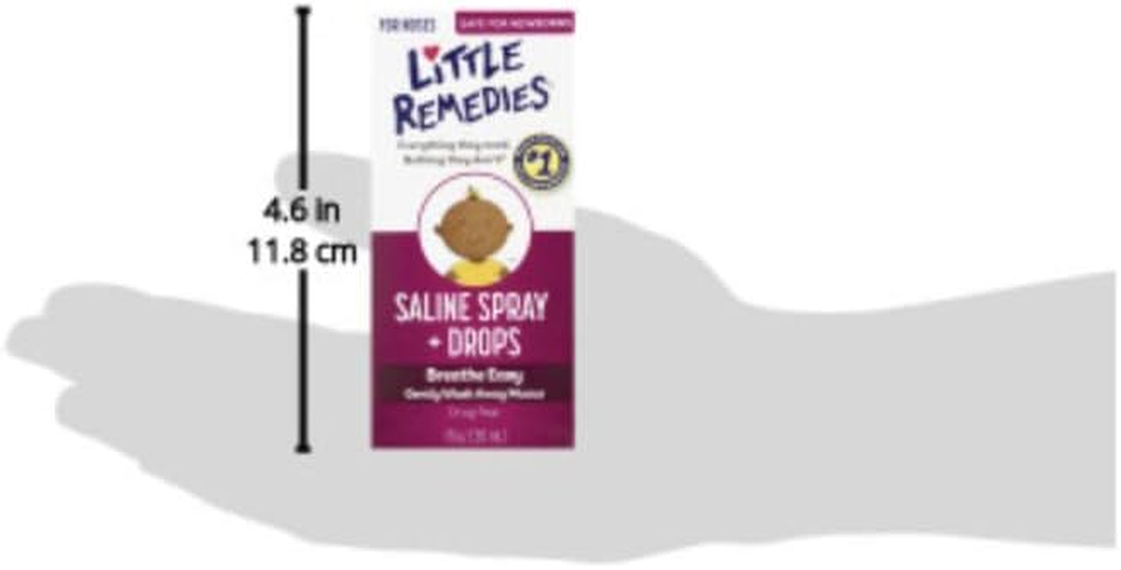 Little Remedies Noses Saline Spray Drops, 1 Fluid Ounce image number 5