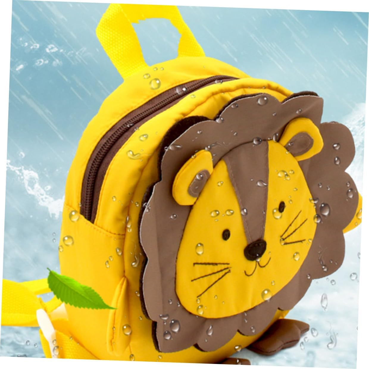 VERDANVERSE Children Cartoon Lion Backpack Kindergarten School Bag Anti-Lost Oxford Cloth Kids&rsquo; Anti-Wandering Bag for Boys and Girls Daily Use image number 3