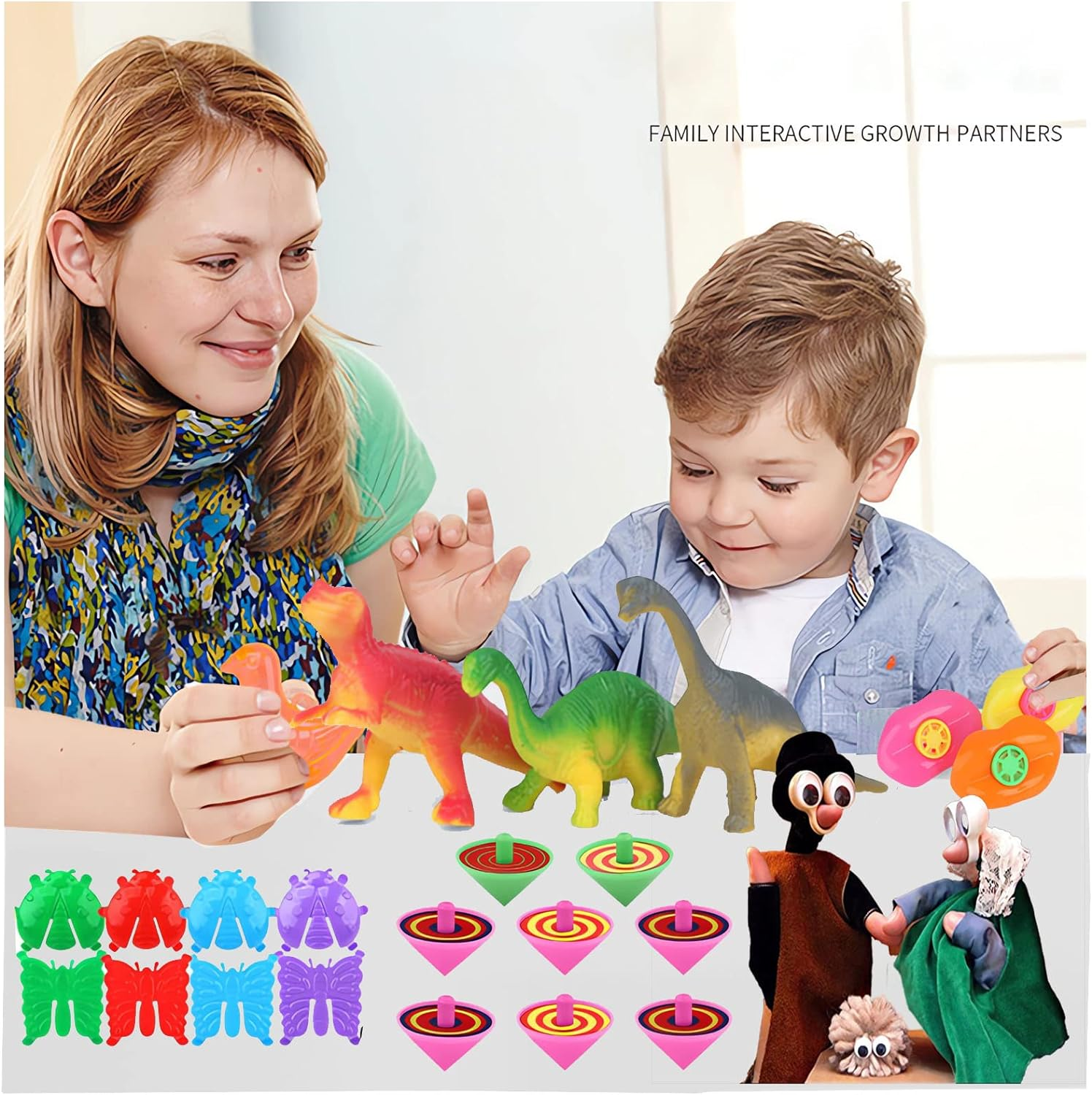 120 Pcs Kids Party Bag Fillers, Party Gifts for Children Birthday, Goodie Bag Fillers, Assortment Treasure Box Prizes, Prizes for Kids Classroom Rewards, Carnival Prizes image number 3