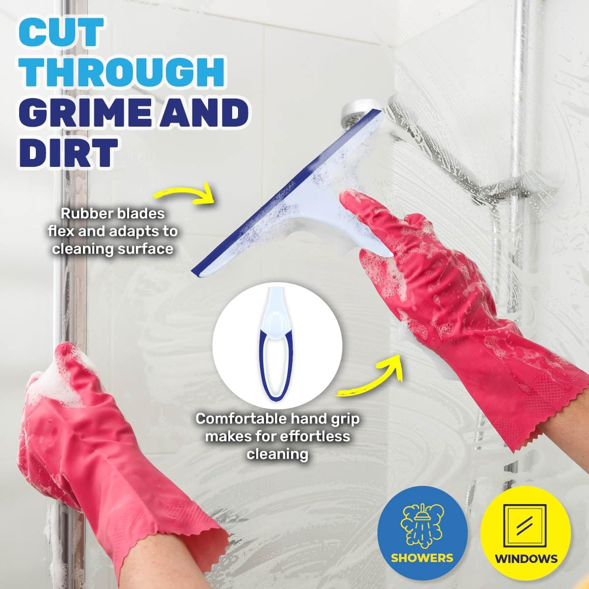 Cleaning Squeegee, 20.5 X 9 X 2.2 Cm Size image number 3