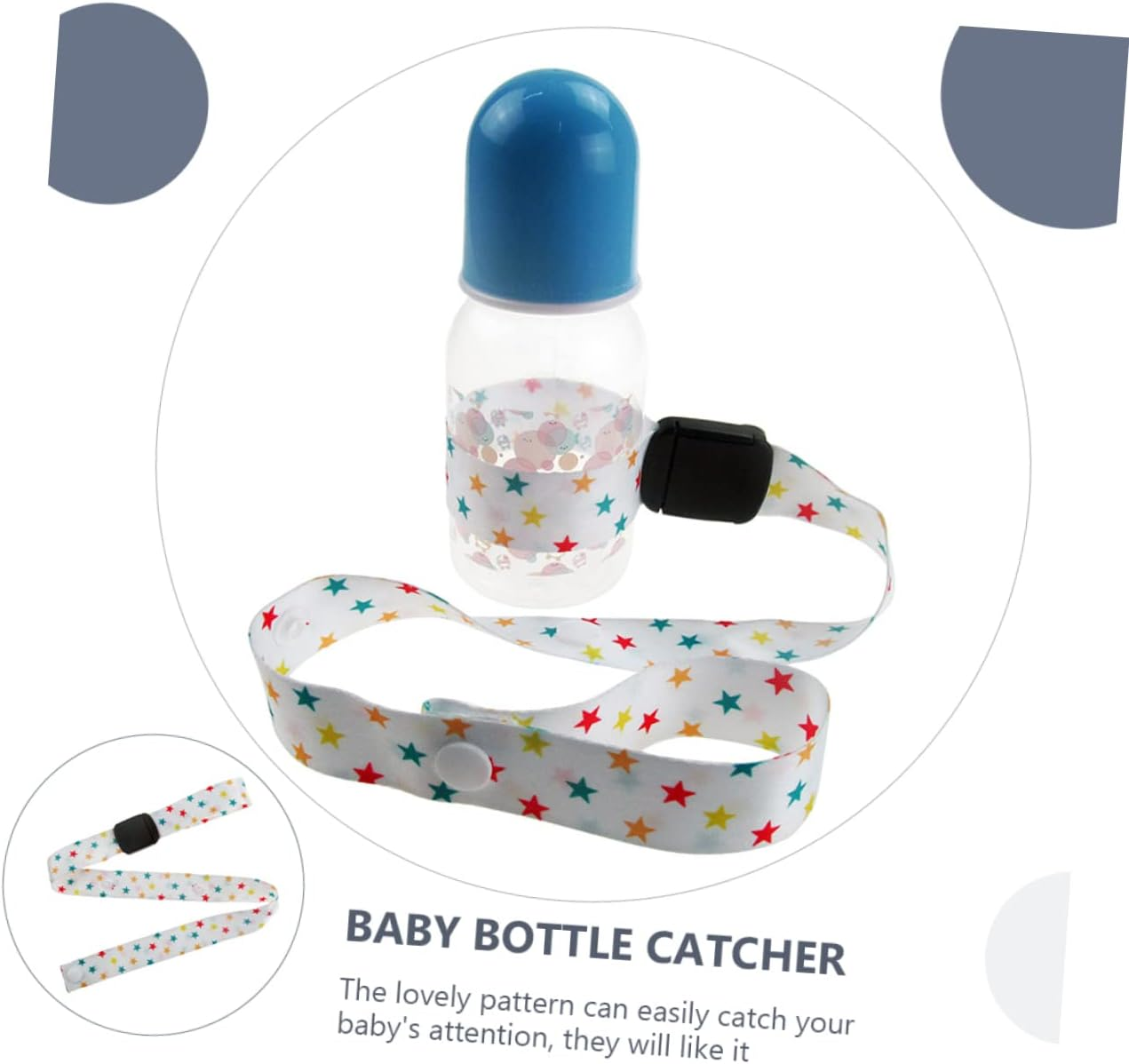 3-Pack Insulated Polyester Anti-Drop Drinking Cups for Baby, Stroller Attachable, Cold Drinks image number 1