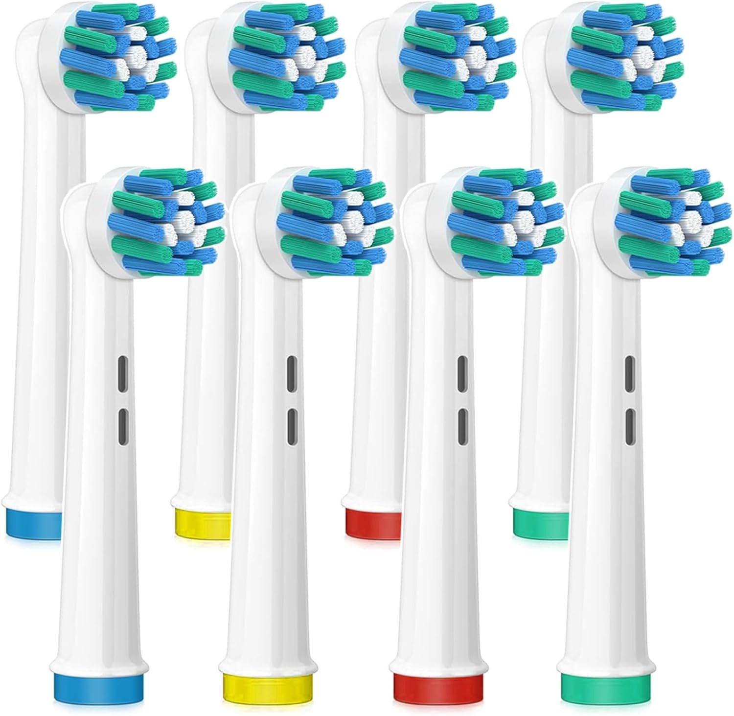 Cross Toothbrush Heads Compatible with Oral B Pro Toothbrush, Vitality Plus, Pro 700 100 300 2000, Replacement Brush Heads Cross Bristles for Teeth Clean