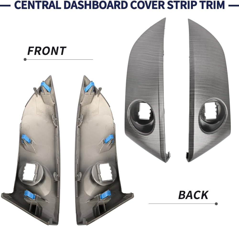 Magimaker Central Dashboard Cover Strip Trim Center Instrument Cluster Panel Trim 55413-42070-B0 55412-42060-B0 Compatible with Toyota RAV4 Base Limited EV Sport 2006 2007 2008 2009 2010 2011 2012 image number 6