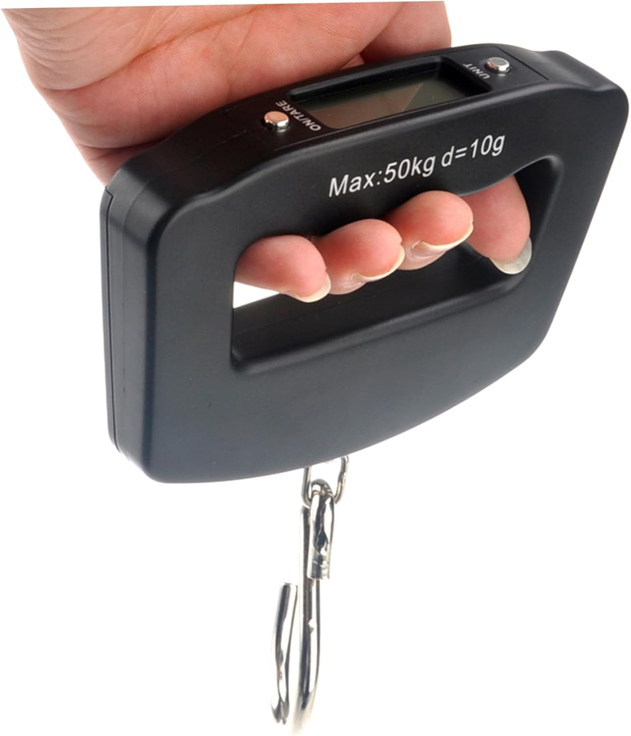 POPETPOP 2Pcs Portable Digital Electronic Scale for Luggage Hand Held Weighing Machine Backlit LCD Display Capacity for Travel and Outdoor Use image number 4