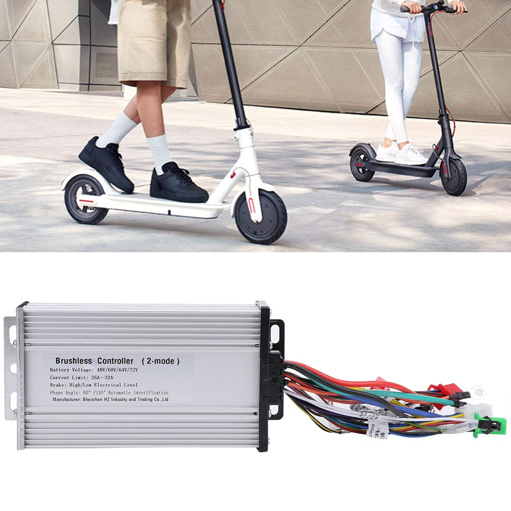 Motor Controller, 48V -72V Brushless Motor Controller, Professional Motor Speed Controllers, 12Tube Dual Mode Rectangula E‑Bike Motor Controller for Electric Scooter, Electric Bicycle image number 6