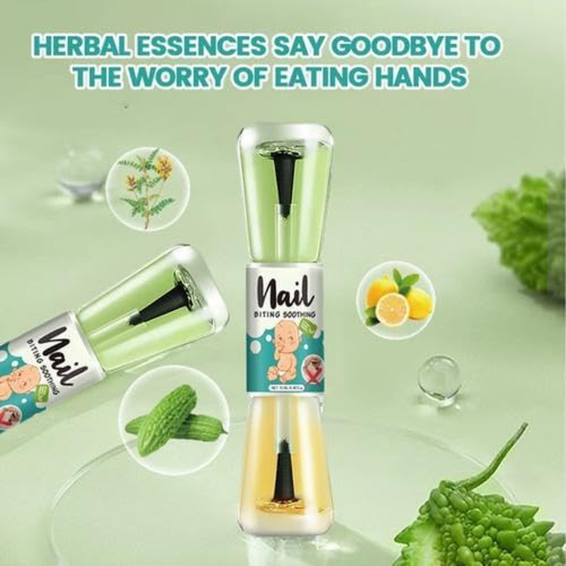 Anti Nail Biting Polish, Stop Nail Biting with Anti-Bite Nail Polish - Rapid Treatment for Adults & Kids - Clear Stop Repair Varnish - Simple Application for Bite Prevention image number 3