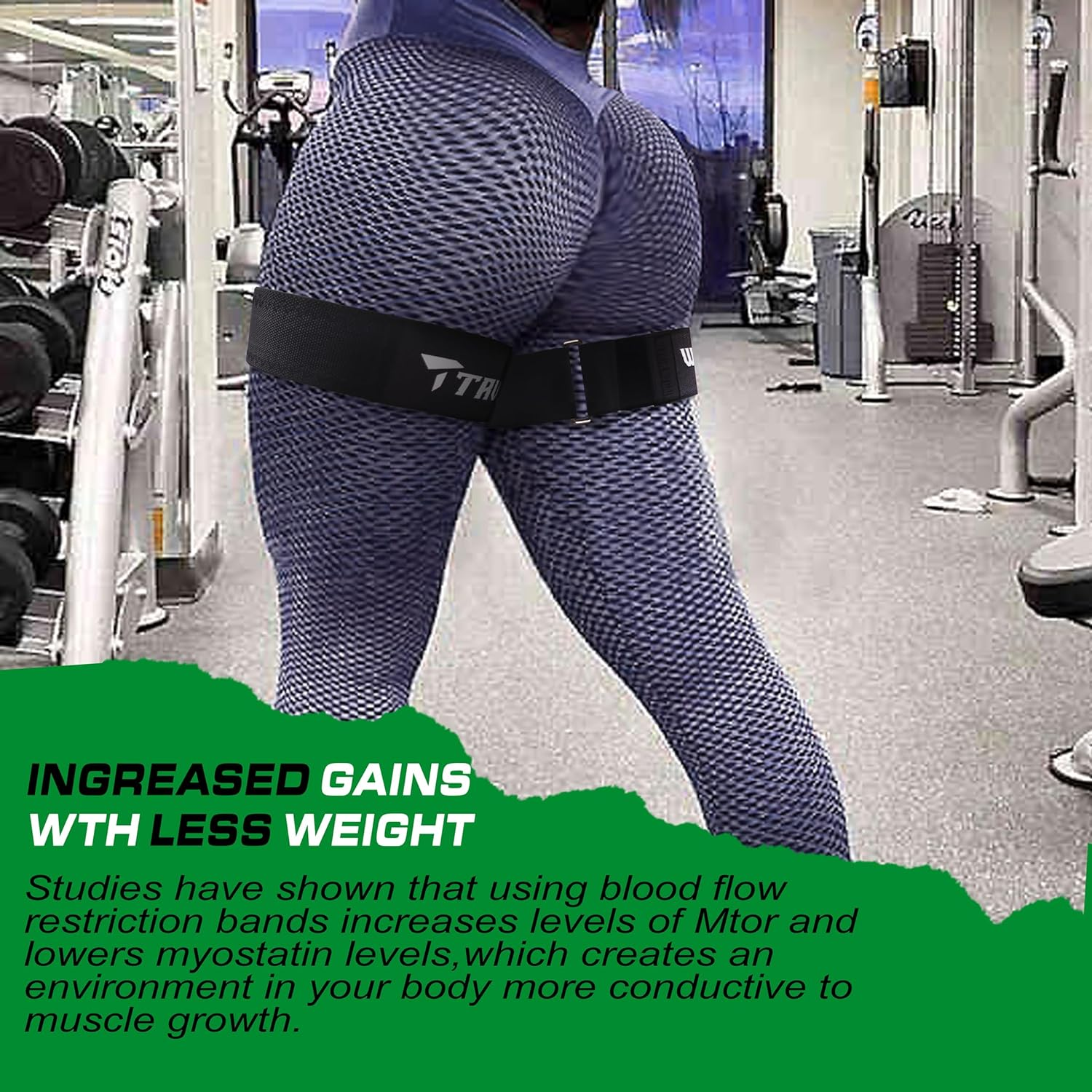 TAVIEW Occlusion Bands,4 Pack (2 Bicep Bands,2 Leg Bands), Comfortable Elastic Bands for Blood Flow Restriction Training and Fast Muscle Growth without Lifting Heavy Weights&hellip; - Blue,Red image number 5