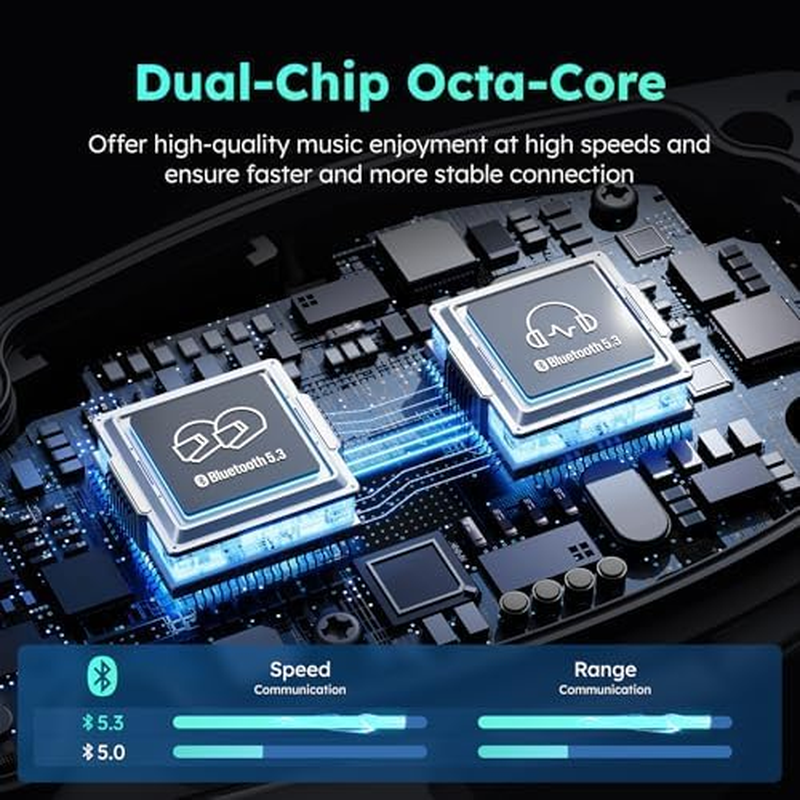 ASMAX F1 Motorcycle Bluetooth Headset with Hi-Fi Speakers for Atv/Snowmobile/Ski, 10 Riders Mesh Helmet Communication Systems with FM Radio, AI Voice Control Motorcycle Intercom with Fast Charging image number 1