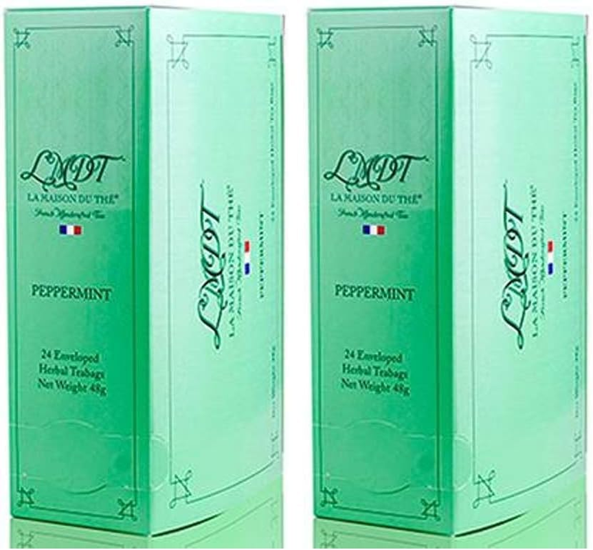 LMDT French Handcrafted Peppermint Tea. Enveloped Teabags, 100 Count image number 3