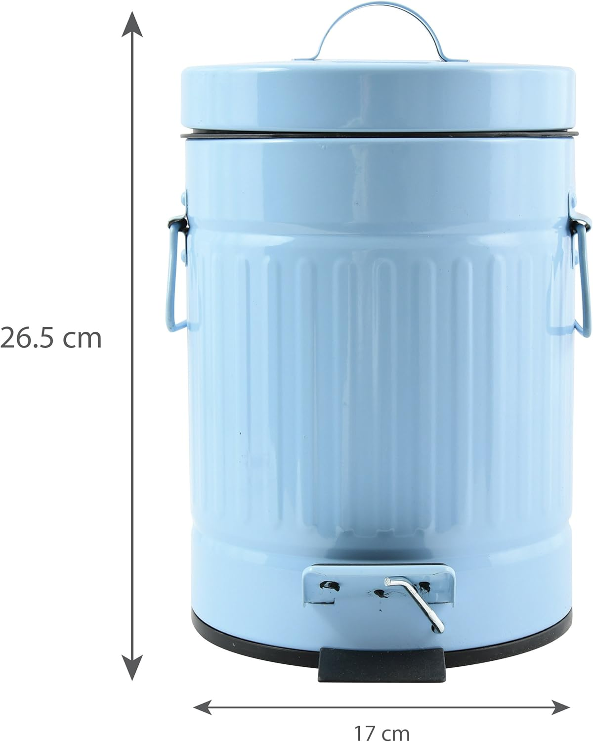 MSV Pedal Bin, Pastel Blue, Unique image number 2