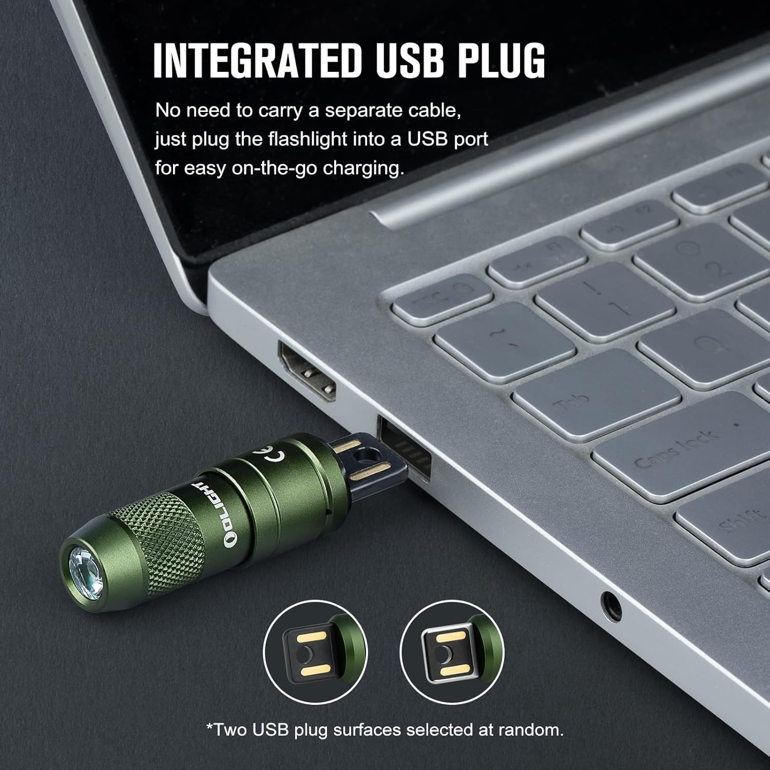 OLIGHT IMINI 2 EDC Rechargeable Keychain Flashlight, Portable 50 Lumens Compact Mini Light,Led Keyring Torch with Built-In Battery for Everyday Carry and Emergencies (OD Green) image number 5