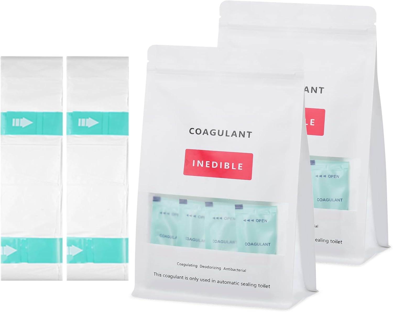 Trash Bags, Coagulant for 60 Uses