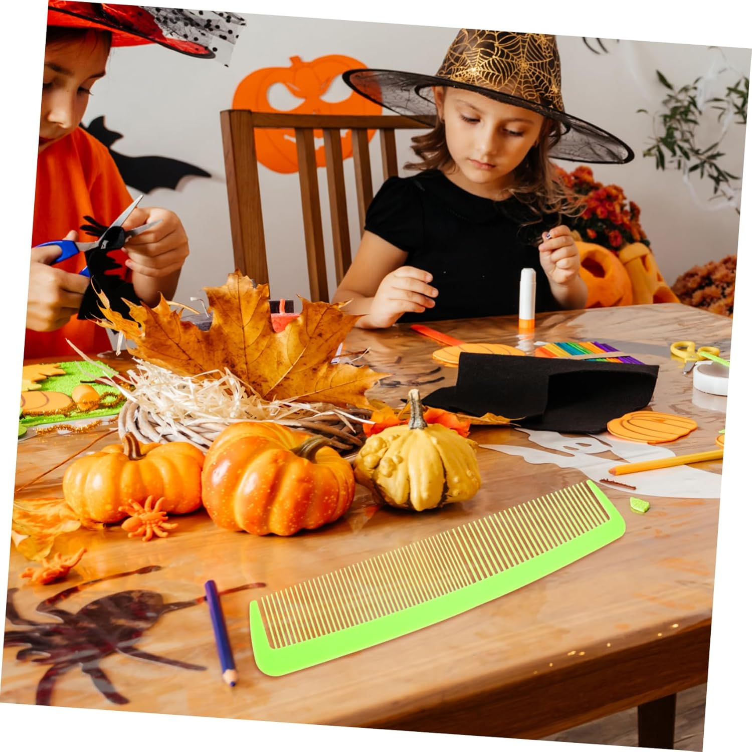 FOMIYES 5Pcs Oversized Hair Comb Giant Comedy Party Favors Carnival Costumes Stage Performance Props Extra Big Hair Styling Tool image number 3