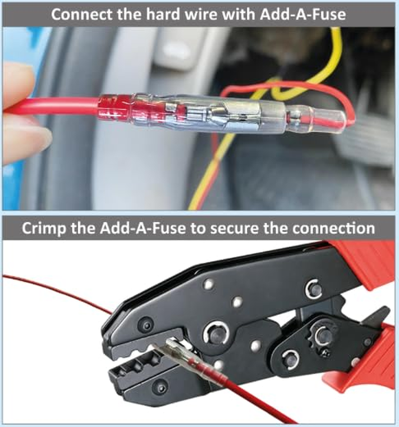 5 Pack Mini (ATS) Add-A-Circuit 16AWG Fuse Tap Kit &ndash; Automotive Piggy Back Fuse Holders with Wire Harness for Car, Truck, SUV, Caravan, Boat Ozchillon (5, 4AMP)