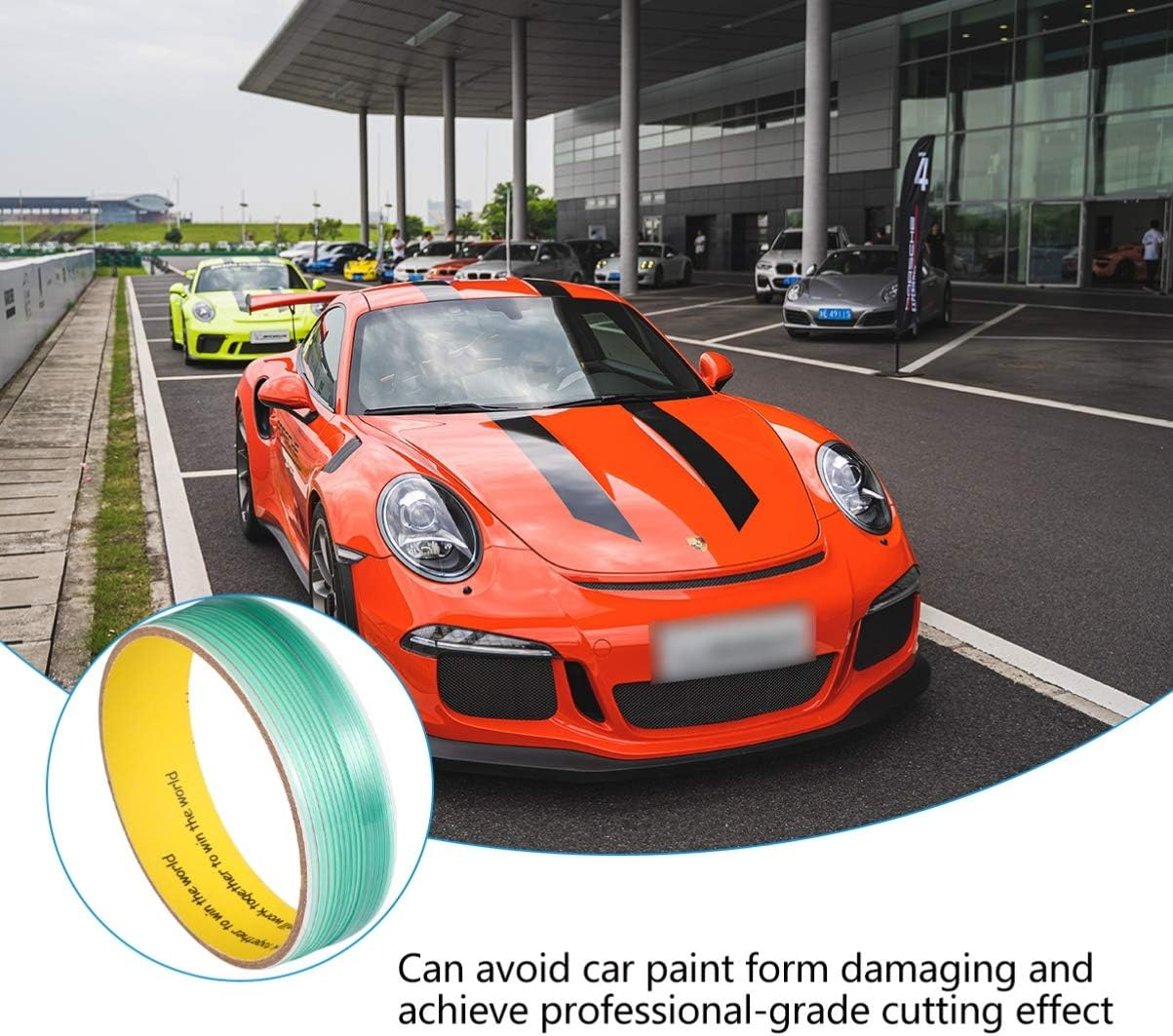 ERINGOGO 2Pcs Car Wrap Sticker Cutting Tool Car Vinyl Film Tape Easy Application image number 6