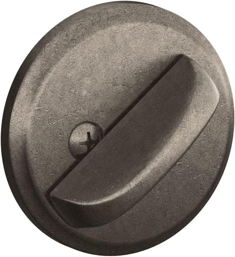 Schlage B60N 621 Single Cylinder Deadbolt, Distressed Nickel image number 2