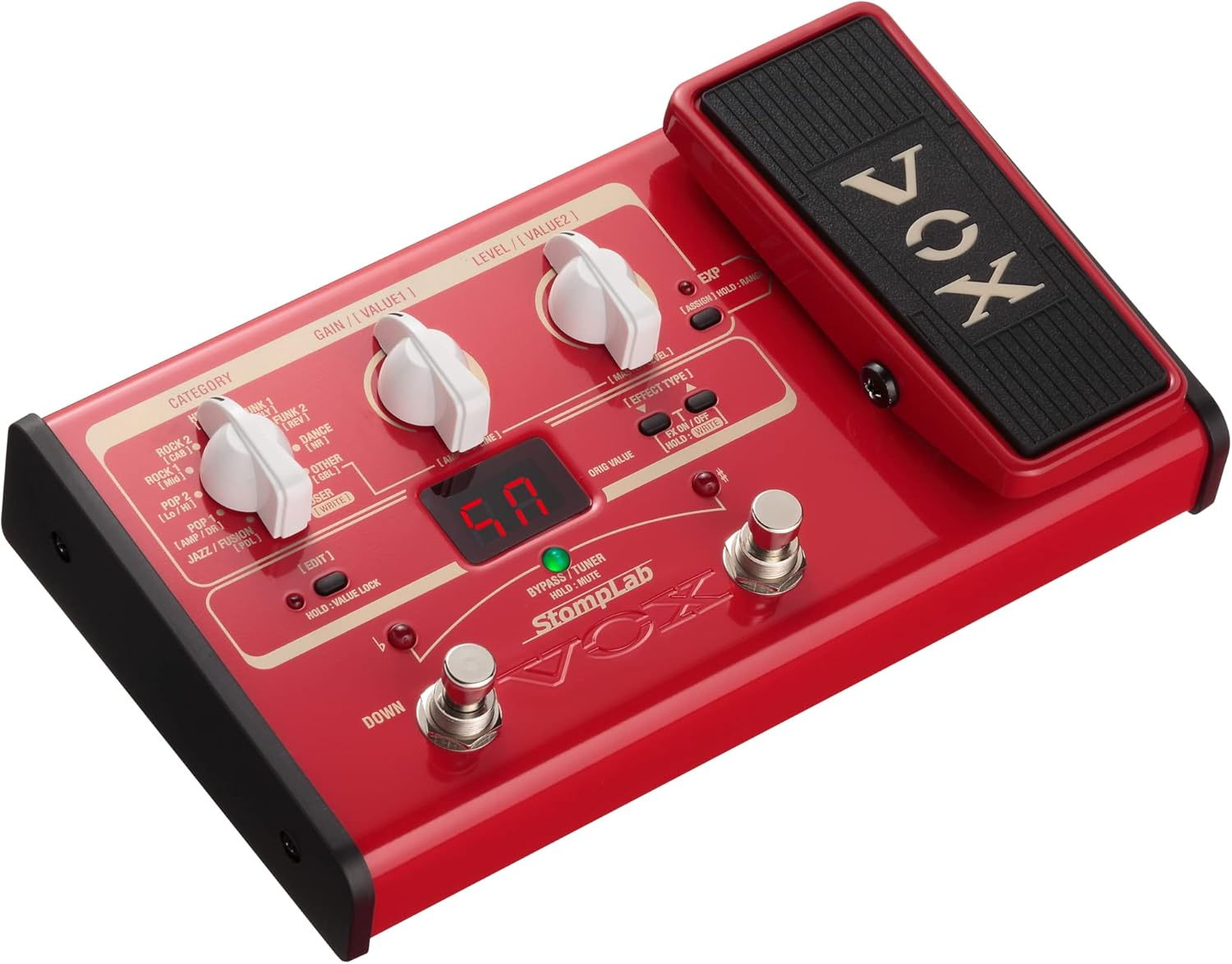 VOX Stomplab 2B Multi-Effects Modeling Pedal with Expression for Bass Guitar - 2G Modeling Guitar Effects Pedal image number 6