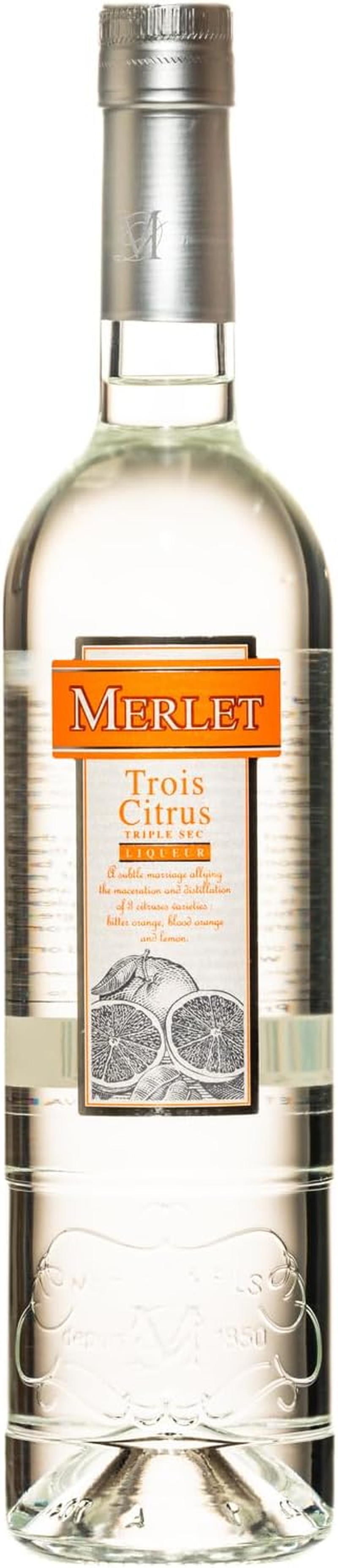 Merlet Trois Citrus Triple Sec Liqueur 700 Ml