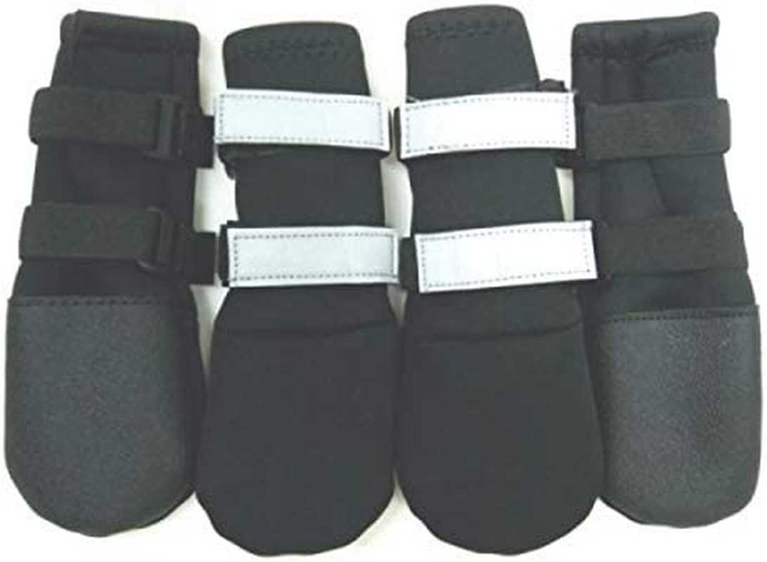 ZEEZ 66-3002 BK Waterproof Dog Boot Medium (6.6 X 7.8Cm), Black image number 3