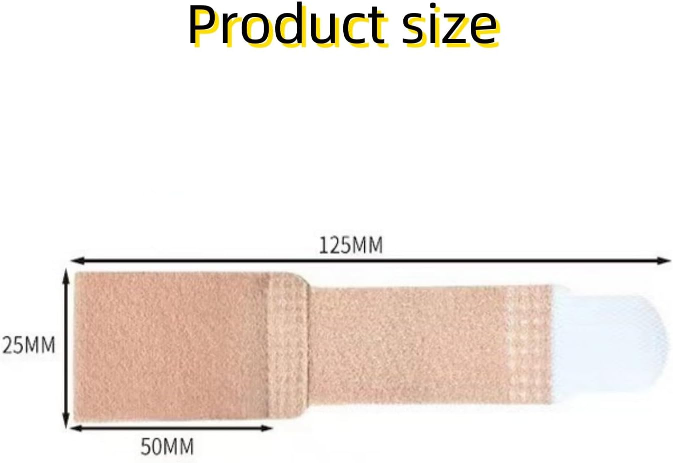 Fabric Hammer Toe Corrector, 10 Pack Toe Splints, Toe Corrector, Toe Wraps for Curled Toes, Crooked Toes and Hammer Toes image number 1