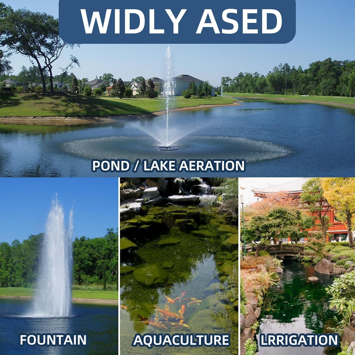 3/8 Inch Self Sinking Aeration Hose,100 Feet Weighted Pond Aerator Hose Kit 8 Stainless Steel Hose Clamps and 4 Menders (100FT) image number 5