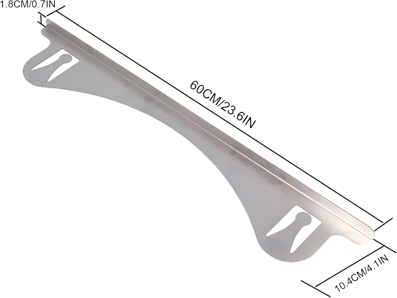 60Cm Stove Gap Covers Stainless Steel, Stove Side Filler Stainless Steel Stove Gap Cover Heat Resistant Oven Gap Cover