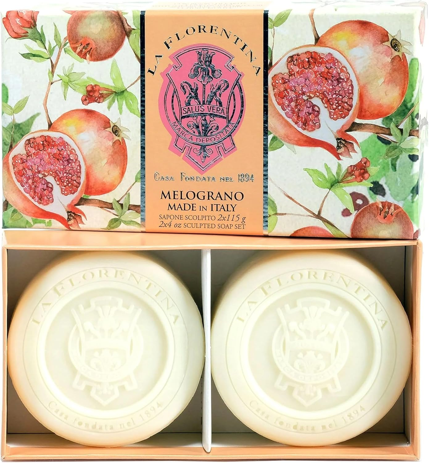La Florentina round Soap 2X115G Mixed - Pay for 5Pcs Get 6Pcs image number 3