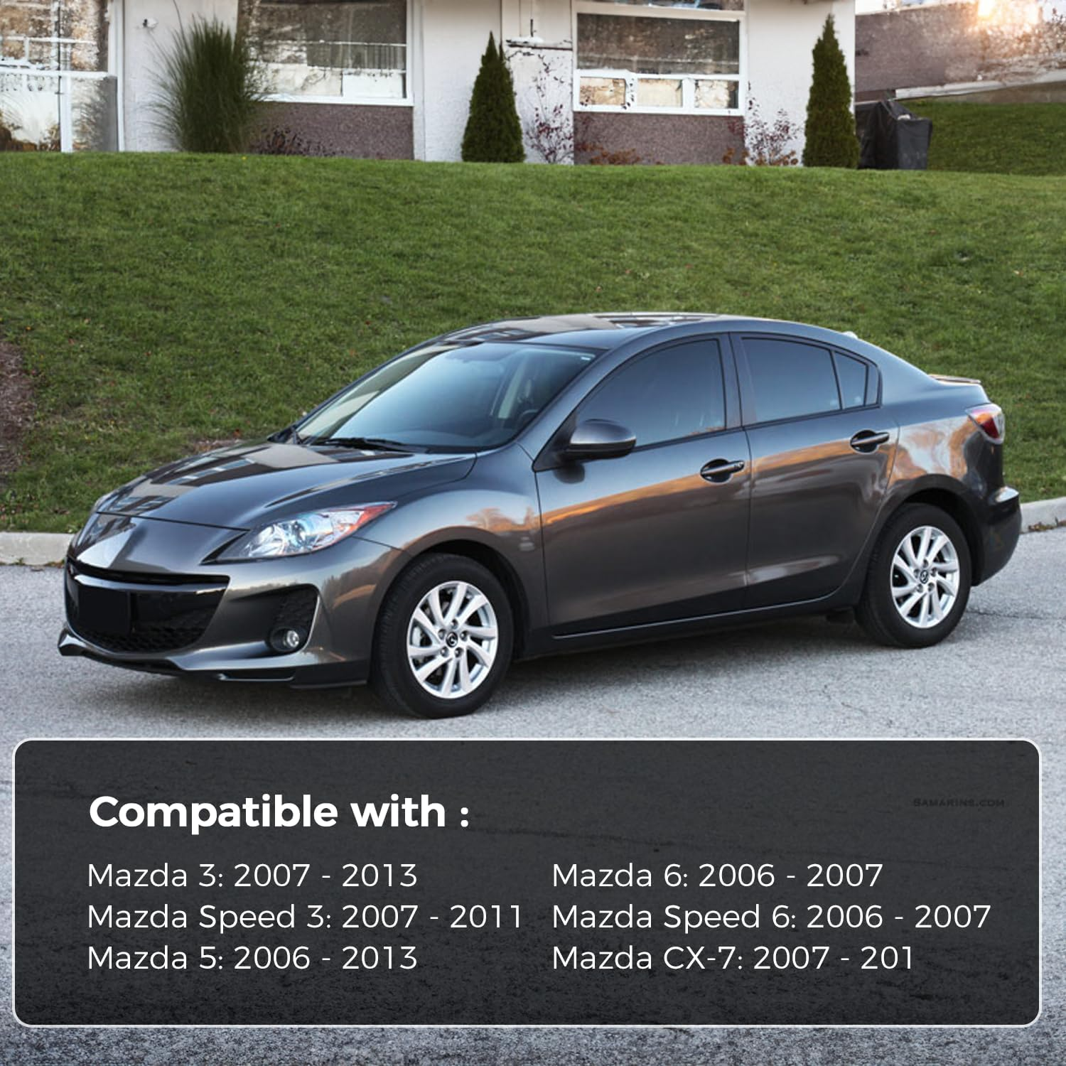 Engine Oil Cooler Seal Gasket Compatible with Mazda 3 5 SPEED 6 CX7 2.0L 2.3L 2 Lf0214700New image number 2