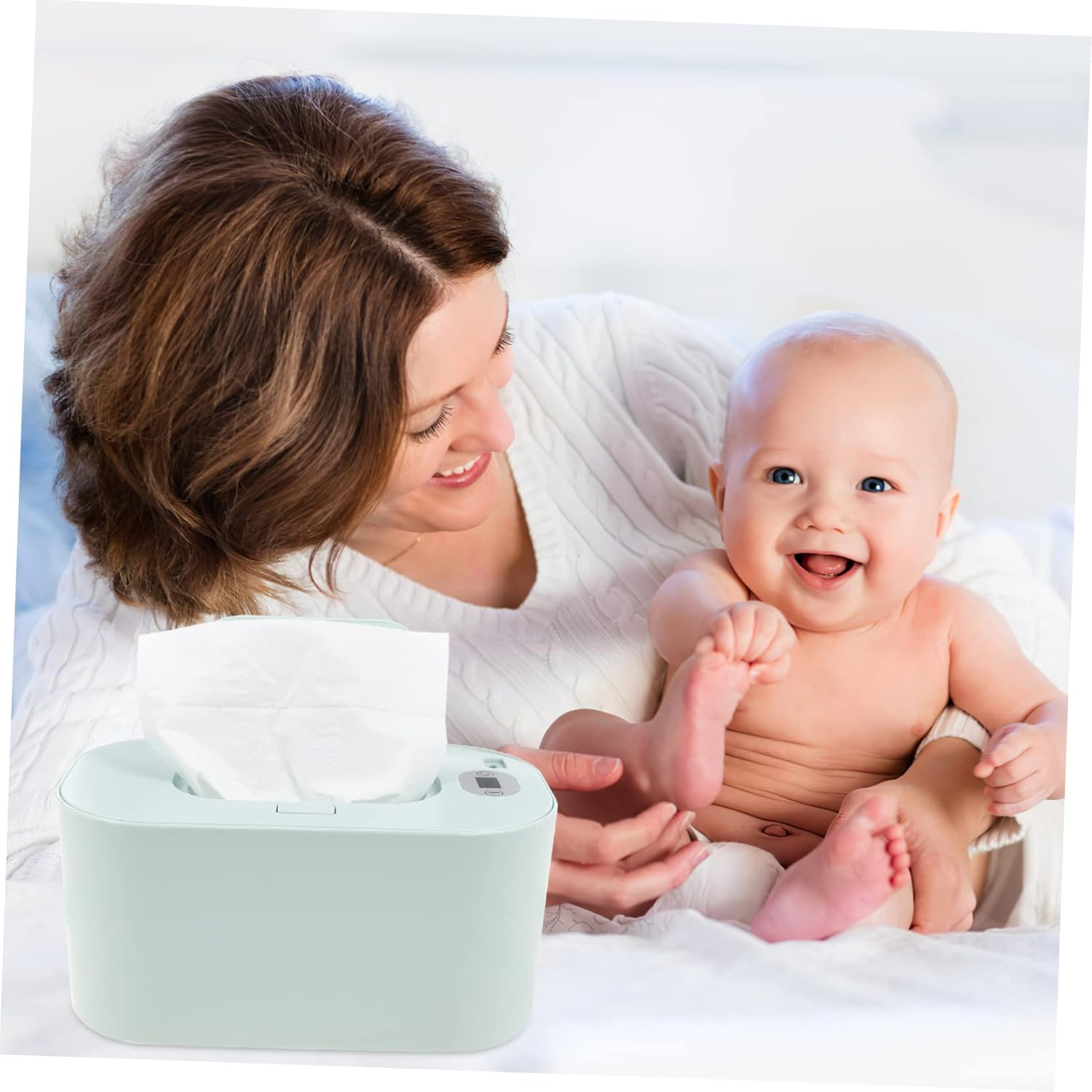 Portable Wipe Warmer USB Wipe Warmer Tissue Dispenser for Home Car Travel Use Wet Tissue Function image number 6