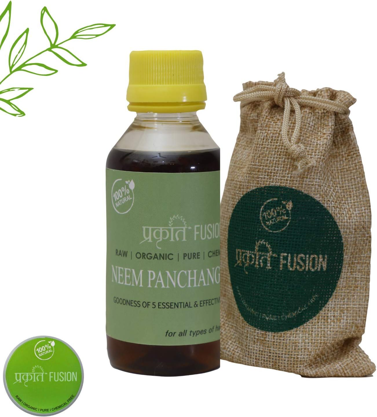 Prakrati Fusion Neem Panchang Hair Oil | Pure,Organic & Chemical Free image number 2