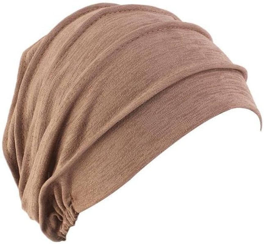 Cancer Headwear for Women Elastic Comfortable Stretchy Hats Gifts Christmas Wearing Supplies, Coffee