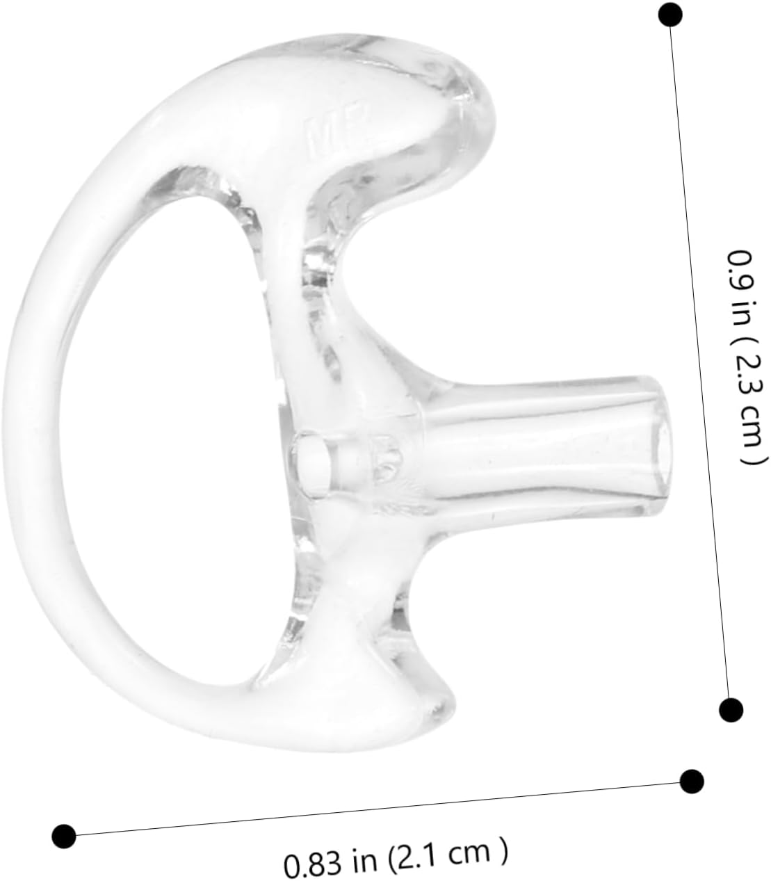 HOMSFOU 5 Pairs Accessories Replacement Replaceable Ear Mold Reusable Earpiece Insert Silicone Earpiece Ear Inserts Small Ear Supply