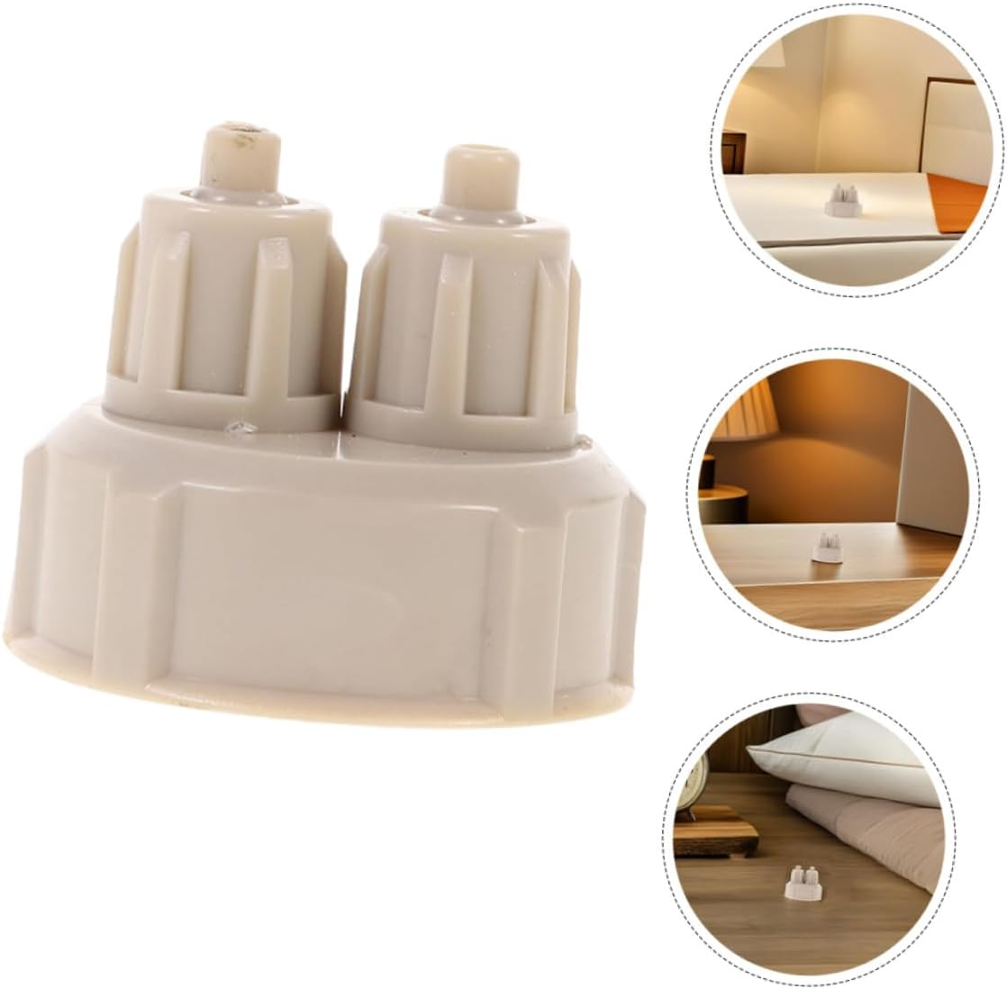 Anneome 8 Pcs Portable Generator Bottle Caps for DIY Aquarium Reactor Systems High Pressure Resistant Water Bottle Top Replacement Suitable for Planted Fish Tank Sealing image number 4