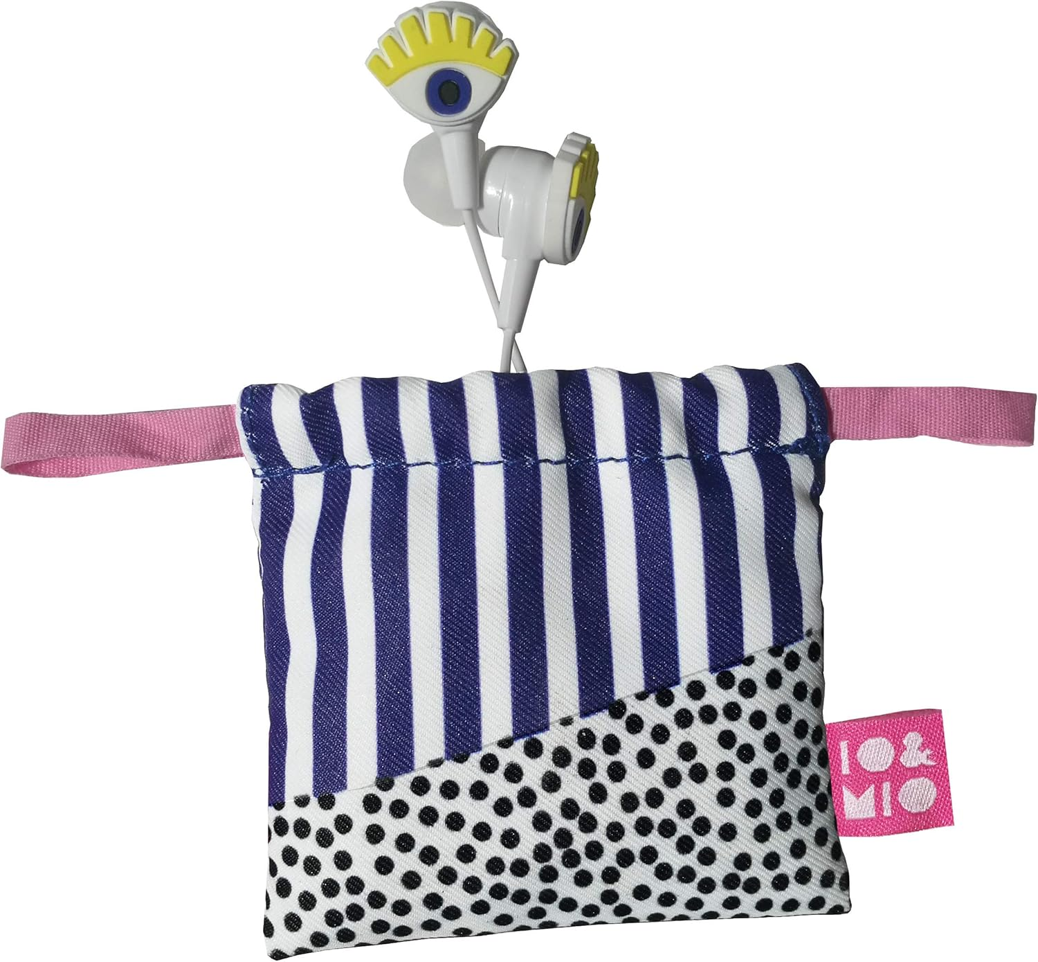 Io & Mio Headphones with Cable &ndash; Eye Shape and Carrying Bag image number 3