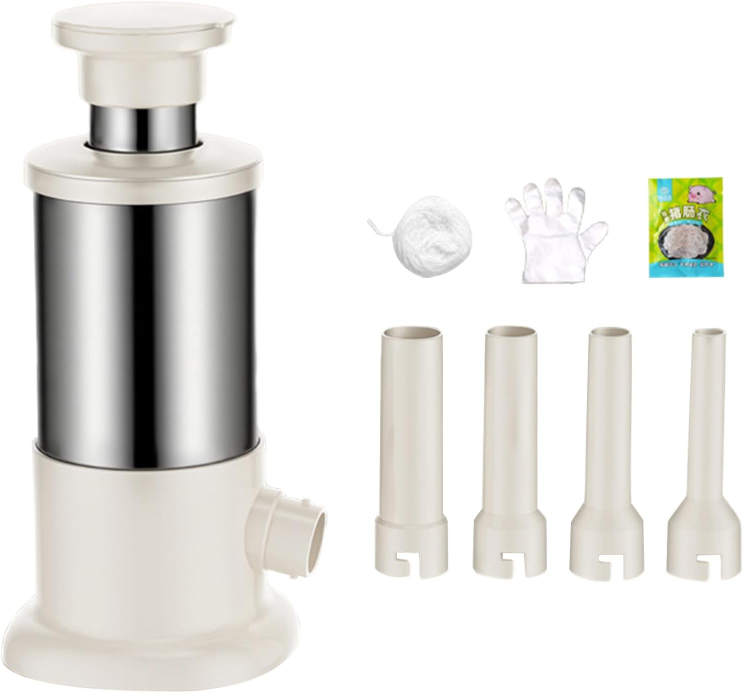 Meat Stuffer - Kitchen Gadgets with 4 Stuffing Tubes - Heavy Duty Sausage Stuffer Machine | for Lap Cheong Sticky Rice Bratwurst Home Commercial Barbecue Restaurant Party image number 4