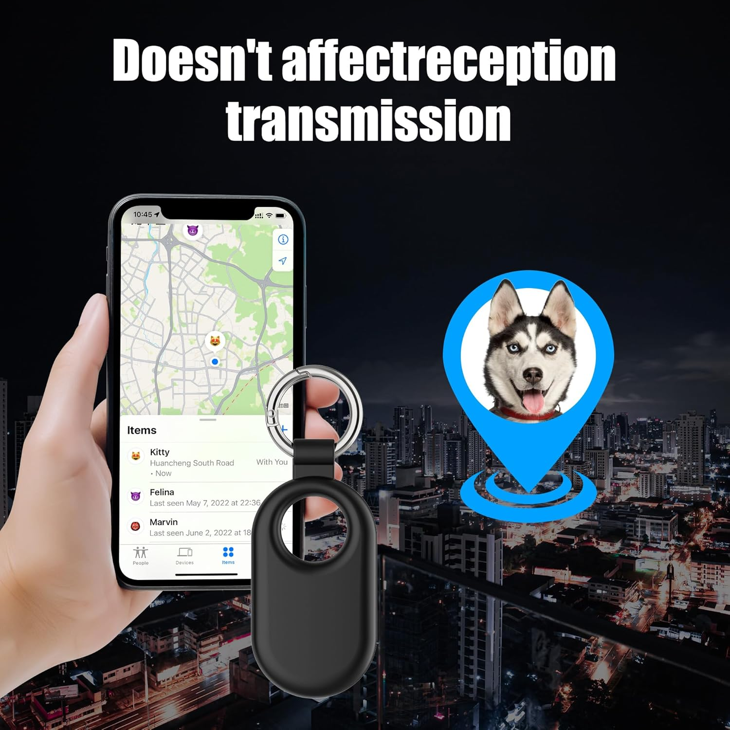 For Samsung Smarttag2 Case,4 Pack Silicone Keychain Galaxy Smart Tag 2 Holder,Gps Tracker Protective Cover with Keyring for Backpacks, Keys,Luggage, Wallet - Black image number 6